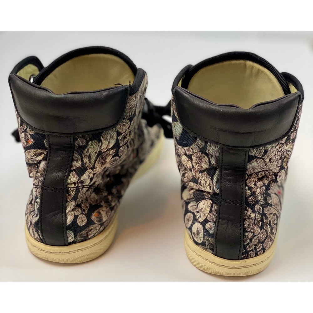 Lanvin Diamond Print Canvas Sneakers, size 38EU - Picture 5 of 12